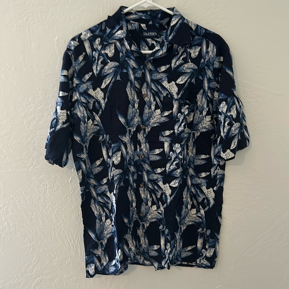 Vintage Puritan bamboo button down collars tee